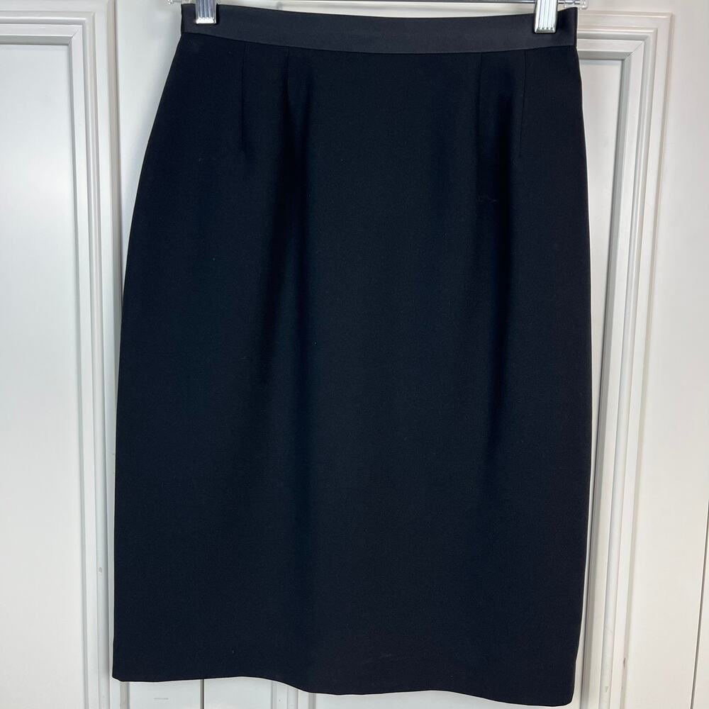 Black Vintage Pencil Skirt 4P